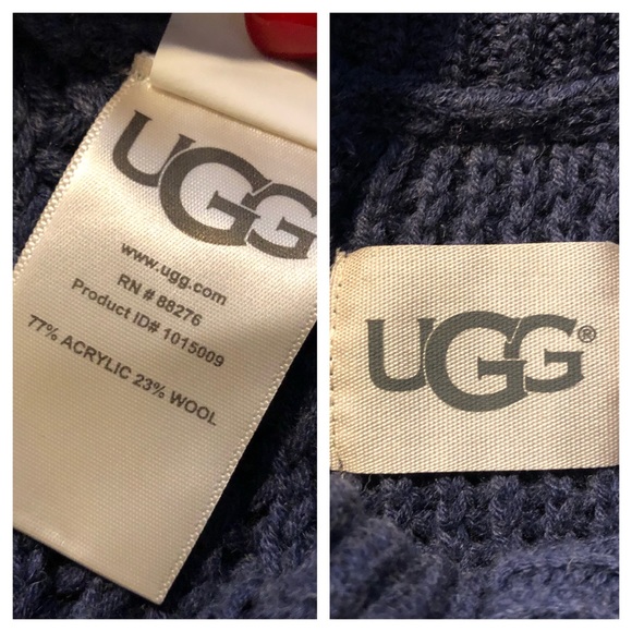 UGG-MARIBETH CABLE KNIT COCOON SWEATER CAPE - Picture 7 of 8